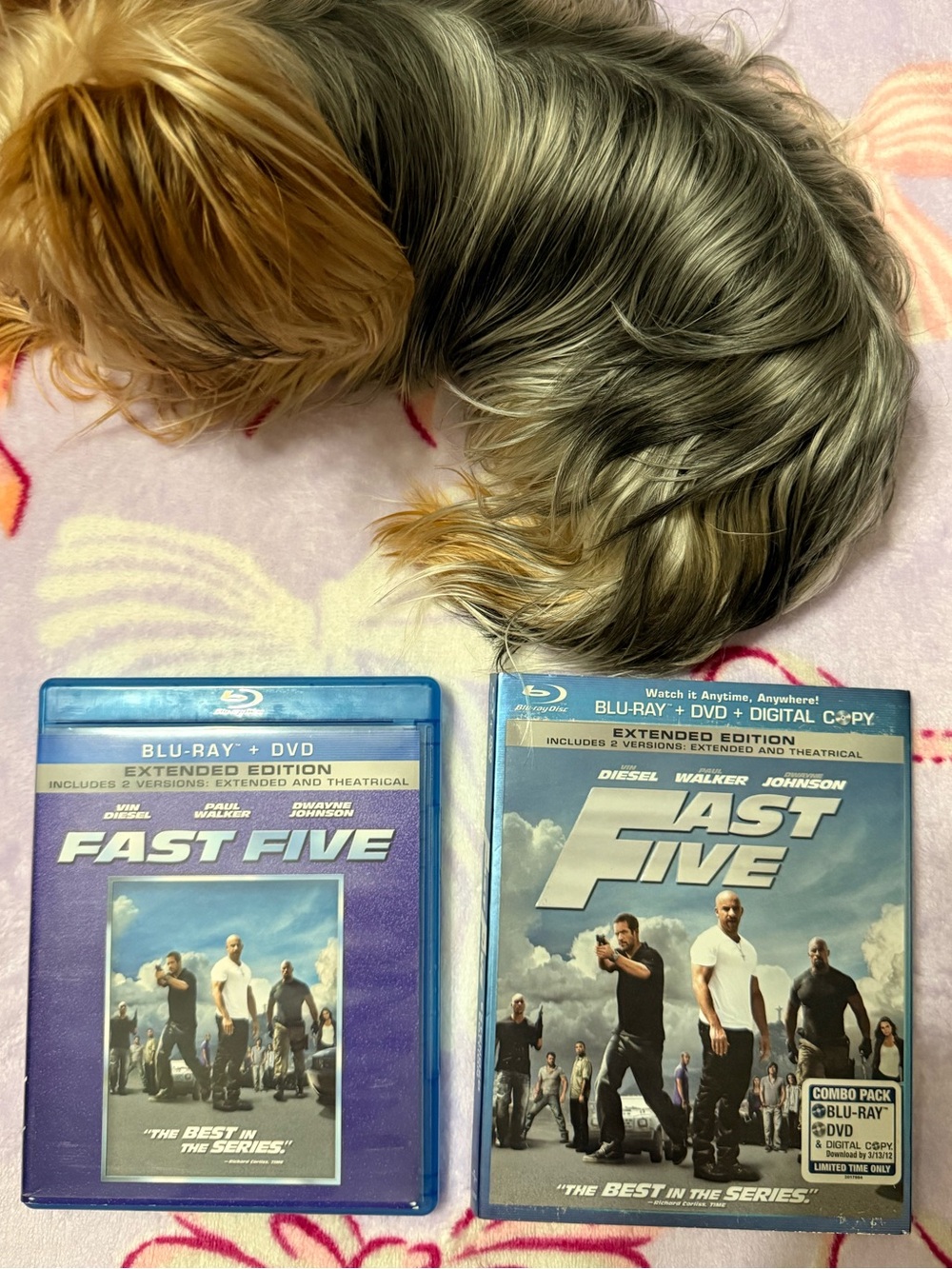 Fast Five Blu-ray + DVD Extended Edition - Blue & Gray Covers